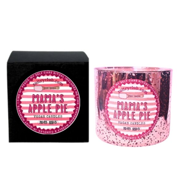 MAMA'S APPLE PIE 3 WICK CANDLE - Picture 2 of 8
